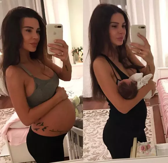 Оксана Самойлова показала фигуру после третьих родов