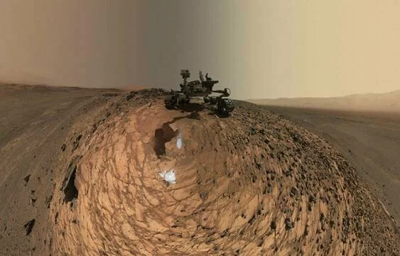 Фото с космическим аппаратом на Марсе удалено с сайта NASA