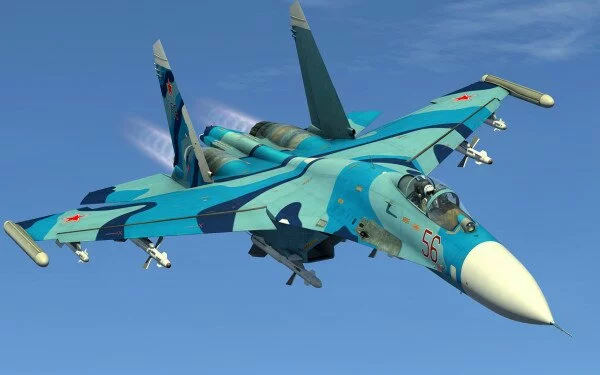 Су-27 помешал истребителю НАТО приблизиться к самолёту Шойгу