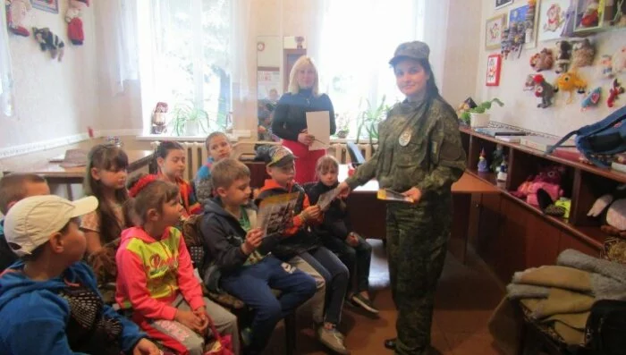 Полиция Луганщины пришла к детям