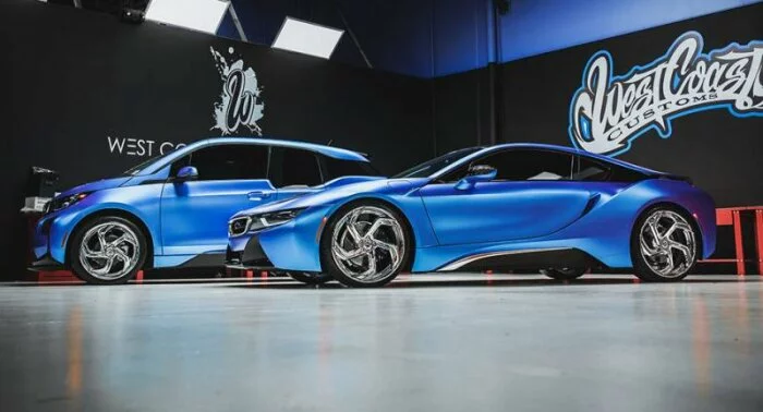 Тюнинг-ателье в США сделало BMW i3 и i8 Duo похожими на космические корабли