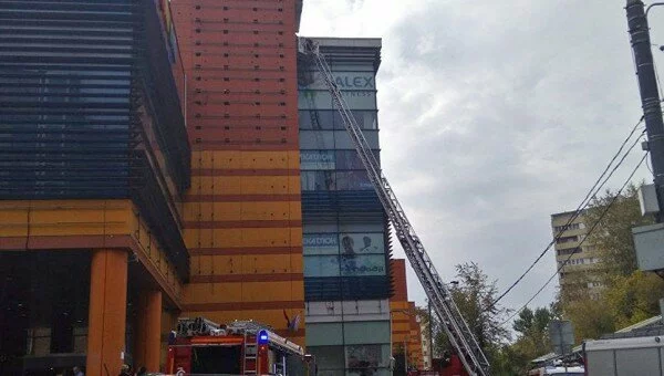 В Москве произошел пожар в ТЦ «Филион»