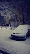 В Димитровграде наступила зима. Фото и видео из заснеженного города-спутника