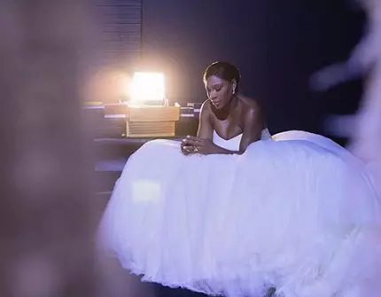 Теннисистка Серена Уильямс показала свадебное фото в роскошном платье