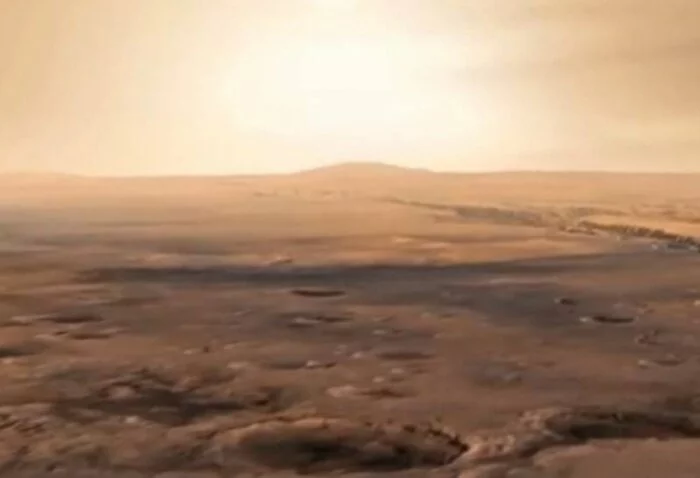 Ученые NASA опубликовали уникальные снимки последствий извержения вулкана на Марсе