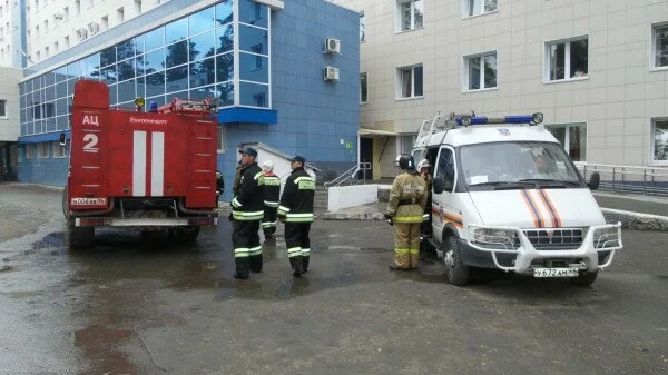 По факту пожара в больнице Екатеринбурга возбуждено уголовное дело