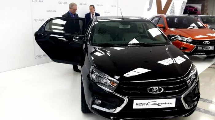 В Тольятти заметили«роскошную» Lada Vesta вице-президента «АвтоВАЗа»