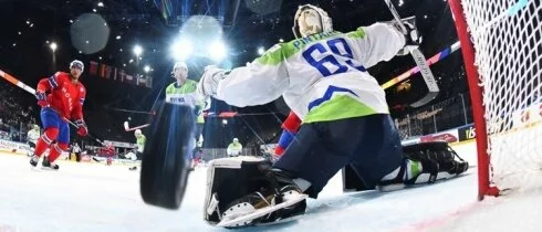 Сборная Норвегии выиграла у Словении на ЧМ по хоккею