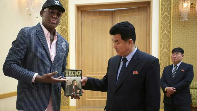 Экс-баскетболист Деннис Родман побывал в Северной Корее