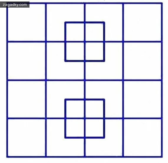 Многие пытались сосчитать квадраты на этой картинке, но правильный ответ нашли лишь некоторые