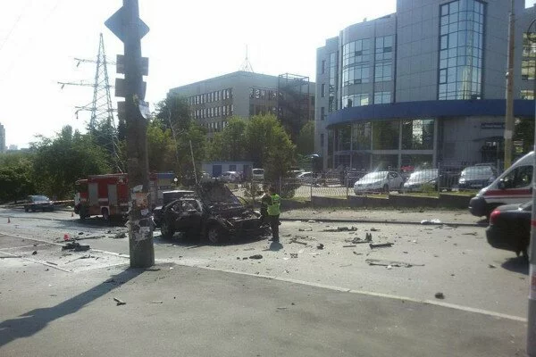 Мощность взрывного устройства в авто украинского разведчика составляла порядка 1,2 кг
