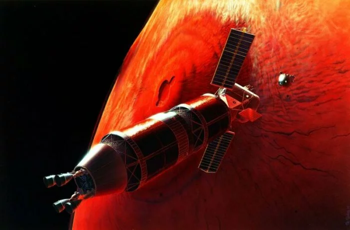 Агентство NASA обнаружило невидимый магнитный хвост Марса