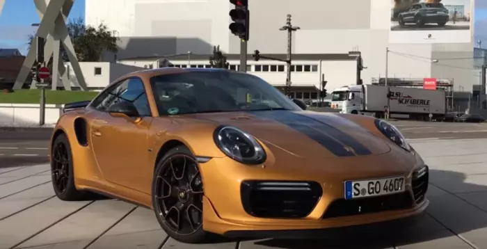 В Сети появился тизер Porsche 911 Turbo S Exclusive Series